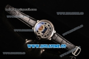 Cartier Ballon Bleu De Tourbillon Asia Automatic Steel Case with Black Dial and Roman Numeral Markers