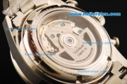 Tag Heuer Carrera Chronograph Swiss Valjoux 7750 Automatic Movement Full Steel with White Dial and Stick Markers