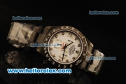 Rolex Daytona Chronograph Swiss Valjoux 7750 Automatic Movement Full PVD with White Dial and Diamond Markers