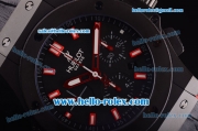 Hublot Big Bang Swiss Valjoux 7750 Automatic Movement PVD Case with Black Dial and Red Markers