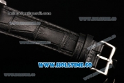 Vacheron Constantin Patrimony Tourbillon Swiss ETA 2824 Automatic Steel Case with Black Dial and Diamonds Markers