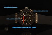 Hublot Big Bang Luna Rossa Chronograph Miyota Quartz Movement PVD Case with Black Dial and Rubber Strap