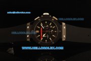 Hublot Big Bang Luna Rossa Chronograph Miyota Quartz Movement PVD Case with Black Dial and Rubber Strap