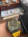 Richard Mille RM011 Yellow Storm 1:1 Replica Watch (KV)