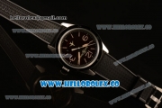 Bell&Ross BR 123 FALCON Miyota 9015 Automatic Steel Case with Brown Dial and Black Rubber Strap