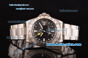 Rolex Explorer II Vintage 2813 Automatic Steel Case with Stainless Steel Strap and Black Dial