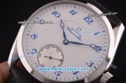 Omega Seamaster Railmaster Asia 6497 Manual Winding Movement Steel Case with White Dial and Blue Numeral Markers