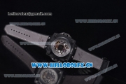 Hublot Masterpiece MP 08 Antikythera Sunmoon Asia 2813 Automatic PVD Case Skeleton Dial Grey Leather Strap and White Markers