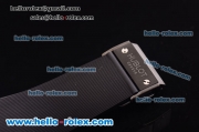 Hublot Big Bang Hub4100 PVD Case with Steel Bezel and Black Dial-Black Rubber Strap 1:1