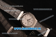 Hublot Classic Fusion 9015 Auto Steel Case with White Dial and Black Leather Strap