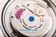 Rolex Daytona II Automatic Movement Silver Case with White Dial and Black Numeral Marker-SS Strap