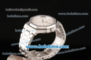 Audemars Piguet Royal Oak Swiss ETA 2824 Automatic Full Steel with Sitck Markers and White Dial - 1:1 Original Best Version