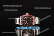 Tudor Heritage Black Bay Asia 2813 Automatic Steel Case/Bracelet with Black Dial and Red Bezel (ZF)