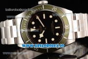 Tudor Heritage Black Bay 2824 Automatic Steel Case with Black Dial Dots Markers and Steel Bracelet