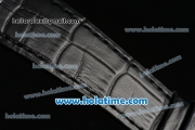 Patek Philippe Calatrava Miyota Quartz Steel Case with Silver Stick Markers and White Dial
