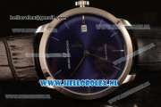 Girard Perregaux 1966 Cadran Bleu 9015 Auto Steel Case with Blue Dial and Blue Leather Strap