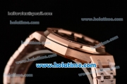 Audemars Piguet Royal Oak 41 Swiss ETA 2824 Automatic Full Rose Gold with Black Dial and Stick Markers - 1:1 Original (Z)