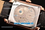 Patek Philippe Gondolo Asia Manual Winding Rose Gold Case with Black Dial and Stick Markers