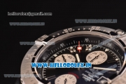 Breitling Avenger Chrono Swiss Valjoux 7750-SHG Automatic Stainless Steel Case with Stainless Steel Strap and Black Dial