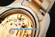 Rolex Submariner Swiss ETA 2836 Automatic Movement Steel Case with Blue Bezel and Two Tone Strap-18k Solid Gold