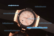 Hublot Big Bang Hub4100 Rose Gold Case with Ceramic Bezel and White Dial-1:1 Original