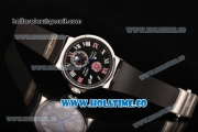 Ulysse Nardin Imperial St. Petersburg Maxi Marine Chronometer Enamel Limited Edition Auotmatic Steel Case with Black Dial and Roman Numeral Markers