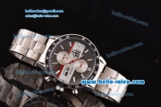 Tag Heuer Carrera Goodwood Speed RL18-MT Automatic Steel Case with Black Dial Stick Markers and Stainless Steel Strap