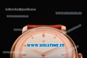 Vacheron Constantin Malte Tourbillon Asia Automatic Rose Gold Case with Stick Markers and White Dial