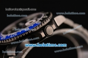 Rolex GMT Master Pro Hunter Rolex 3186 Automatic Full PVD with Black/Blue Bezel and White Markers (BP) - 1:1 Original