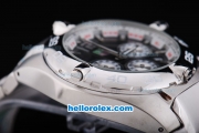 Tag Heuer Aquaracer Quartz Movement with White Bezel and Black Dial