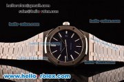 Audemars Piguet Royal Oak Swiss ETA 2824 Automatic Steel Case with Stainless Steel Strap and Blue Grid Dial - 1:1 Original