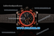 Breitling Chronomat B01 Chrono Swiss Valjoux 7750 Automatic PVD Case with Black Dial and Orange Inner Bezel (GF)