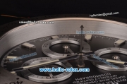Rolex Daytona Wall Clock Miyota Quartz Steel Case with Black Dial - Stick Markers