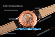 Audemars Piguet Jules Audemars Miyota 9015 Automatic Rose Gold Case with Black Dial and Stick Markers