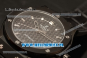 Hublot Classic Fusion 9015 Auto PVD Case with Black Dial and Black Leather Strap