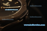 Hublot Classic Fusion Automatic PVD Case with Black Dial and Black Rubber Strap - ETA Coating