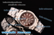 Rolex Datejust II Asia 2813 Automatic Steel Case with Brown Dial and White Stick Markers - ETA Coating Super LumiNova