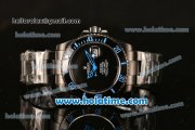 Rolex Submariner Bamford Asia 2813 Automatic Full PVD with Black Micro-Checkered Dial - Blue Spirit