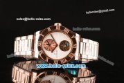 Corum Romvlvs Two Time Zone Automatic Full Rose Gold with White Dial