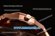 Audemars Piguet Royal Oak 41MM Clone AP Calibre 3120 Automatic Rose Gold Case with Blue Dial and Rose Gold Bracelet - (EF)