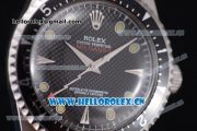 Rolex Milgauss Vintage Asia 2813 Automatic Steel Case with Black Dial Dot Markers and Green Army Nylon Strap