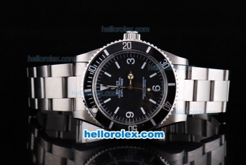 Rolex Explorer Oyster Perpetual Automatic with Black Bezel and Dial-White Marking