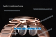 Cartier Ballon Bleu Medium Miyota OS2035 Quartz Rose Gold Case/Bracelet with White Dial and Roman Numeral Markers