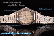 Audemars Piguet Royal Oak Swiss ETA 2824 Automatic Steel Case with Stainless Steel Strap and White Grid Dial - 1:1 Original