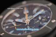 Hublot Big Bang Swiss Valjoux 7750 Automatic PVD Case with Ceramic Bezel and Black Dial