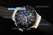 Hublot Big Bang King Chronograph Quartz Movement Black Dial with PVD Bezel and Stick Markers/ Numerals