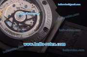 Hublot Big Bang Swiss Valjoux 7750 Automatic Movement PVD Case with Black Dial and Red Markers