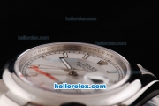 Rolex Datejust II Oyster Perpetual Automatic Movement Silver White Dial with Stick Marker and SS Strap
