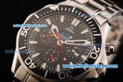 Omega Seamaster America's Cup Automatic Movement with Black Dial and Bezel