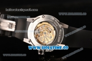 Richard Mille RM 025 Asia Automatic Steel Case with Skeleton Dial and Black Rubber Strap